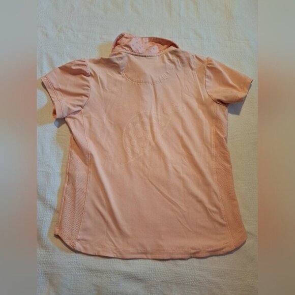 Turtles & Tees girls size XL polo shirt & skirt with modesty shorts pink & peach - Picture 9 of 10